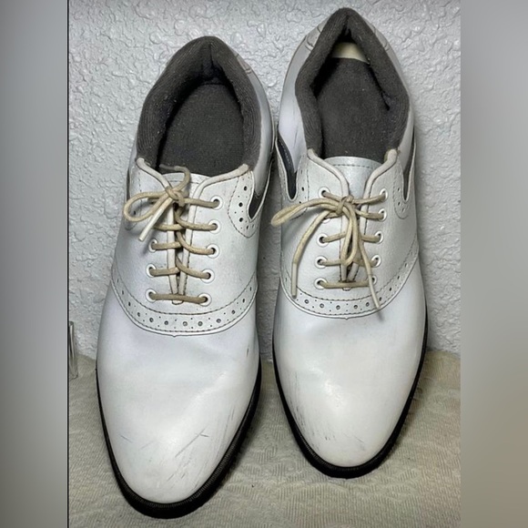 Dexter Shoes Dexter Mens Golf Shoes Wellesley White Wblack Trim